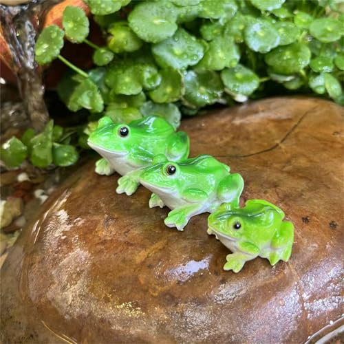 Frosch Deko Garten Miniteich Für Draußen Schwimmfrosch Brunnen Set Blumentopf Hänger Ornament Gartendeko Springbrunnen Teichdeko Schwimmdeko Mini Zubehör Gartenteich Dekorativer Dekoration (11)