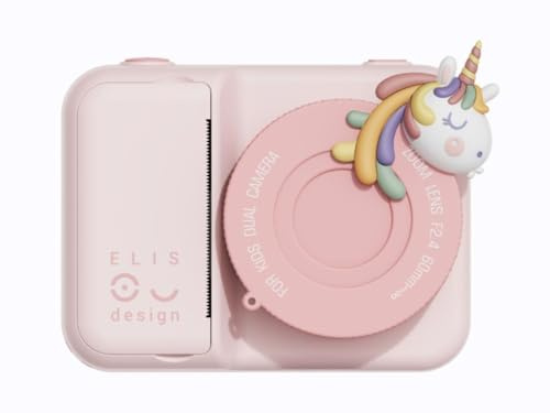 EliNeli Fotocamera Unicorno Rosa