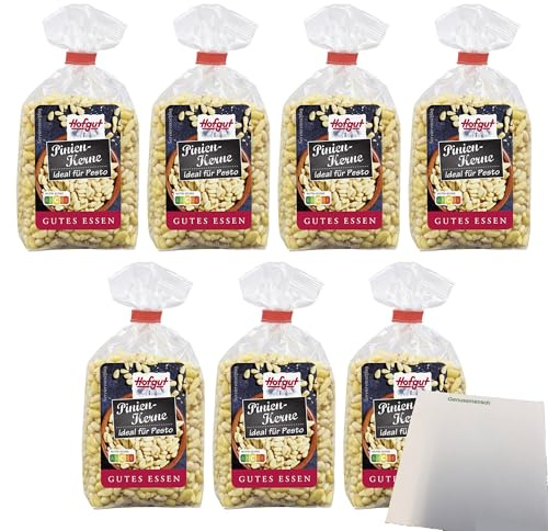 usy Bundle für Hofgut Pinienkerne VPE (7x150g Beutel) + usy Block