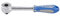 KING TONY 275555G Cliquet 1/4 Tête Ronde, 140 mm, Mehrfarbig/Meereswellen (Ocean Tides)