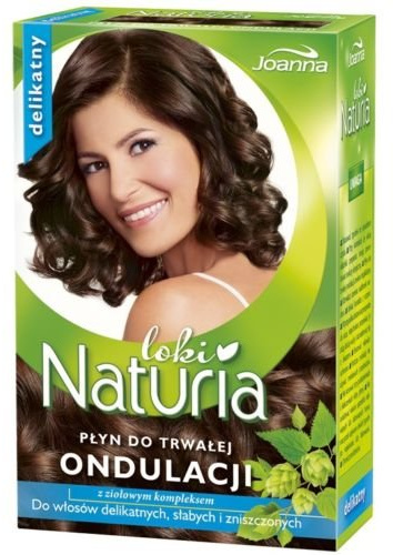 Joanna Naturia Sensitive Perm Set, Herbal Extracts for Fine Curly Hair, 150 ml, Ammonia Free