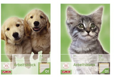 herlitz Arbeitsblock X-Book, DIN A4, Lineatur 1 VE=1