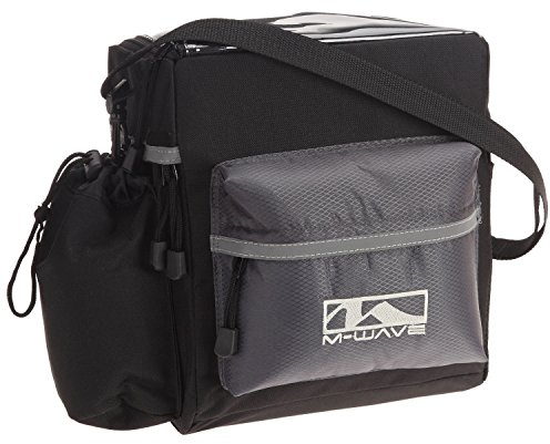 M-Wave Sacoche de guidon Clip-On 30 x 30 x 12 cm Noir