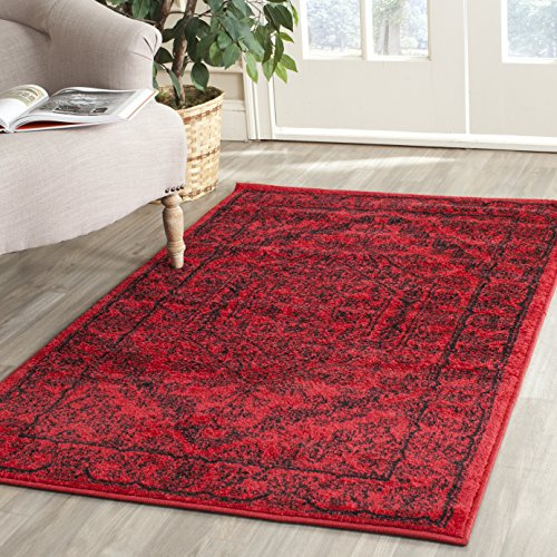 SAFAVIEH Adirondack Accent Rug 3x5, Red & Black ADR108F