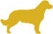 Samunshi® Golden Retriever Hunde Aufkleber Autoaufkleber Sticker in 6 Größen und 25 Farben (10x6,3cm Gold)