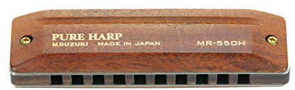 Suzuki Diatonic Harmonica PURE HARP MR-550H - Key of C
