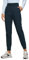 CRZ YOGA Damen Lässige Sporthose Tunnelzug Taille Jogger Pants Jogginghose Freizeithose mit Taschen - 70cm Echte Marine 38
