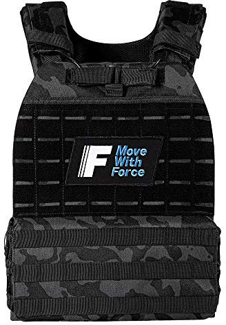 Force Fitness Gewichtsweste, 2 kg, Schwarz