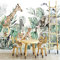 Papier Peint Photo Animaux Sauvages 200x150 cm Non-Tissé Premium Art Print Polaire Murale Décoration Affiche Photo Design Moderne Nature Paysage