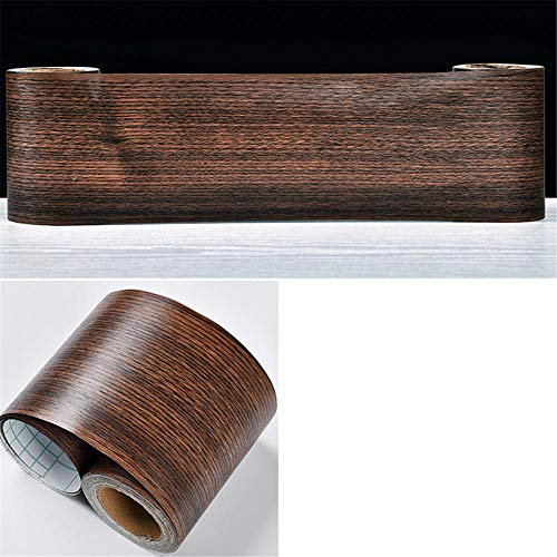 Frise de papier peint auto-adhésive en noyer - Pour la maison, le plafond - 15 cm x 1000 cm