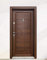 Porta Blindata Moderna Effetto Legno Sicura Con Serratura Antiscasso Portoncino Blindato Economico Da Interno PL20 (Apertura interna sinistra)