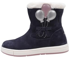 Geox Garçon Fille B TROTTOLA Girl Bottines à la Cheville, Bleu Marine Rose, 21 EU