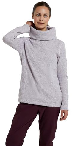Mountain Warehouse Idris II Womens Cowl Neck Fleece Lilac Women's Size 10