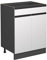 Vicco Mueble bajo de Cocina R-Line, Blanco/Antracita, 60 cm En Forma de J, con cajón, sin encimera