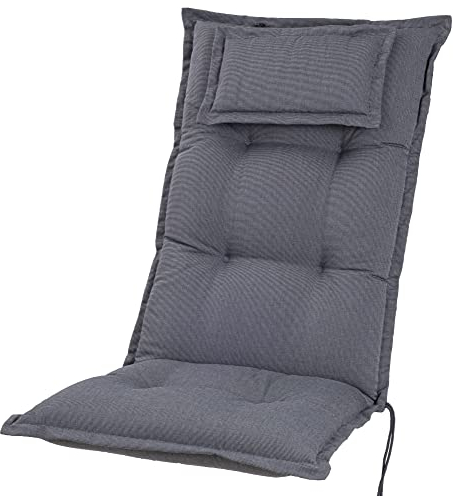 50089-51 Auflage Hochlehner Rom grau meliert 123x50x9 cm