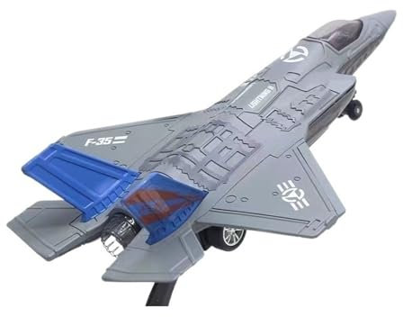 Alloy American F35A Fighter Jet Model with Light and Music Military Model Ornaments (Color : Unmanned reconnaissance drohne)