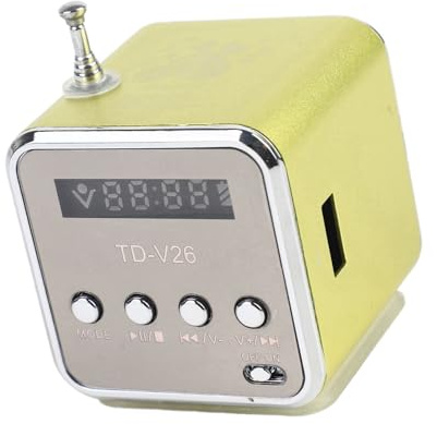 kleines Radio mit netzstecker,Lautsprecher,Musik-Player,Tragbar,FM-Radio,PC,Modische Unterstützung,TF-Karte und U-Disk,Rose,Tragbare Lautsprecher,Docks,Tragbare - und Video- und Kopfhörer (#4)