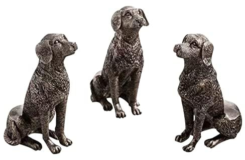 3Pcs/Set Mini Animal Shape Resin Dog Rabbit Tortoise Shaped Decorative Plant Risers for Pots, Pot Feet for Planter Pots,Decorative Feet for Planters Resin Plant Planter Foot (DOG)