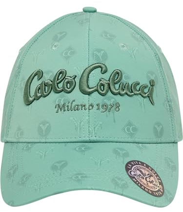 Carlo Colucci Basecap mit Logodruck Grün OS