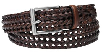 Fossil Men's Myles Belt, Brown, 36