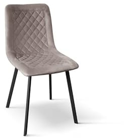 KONTE.DESIGN NOHO Stuhl, Metall, Taupe, 4