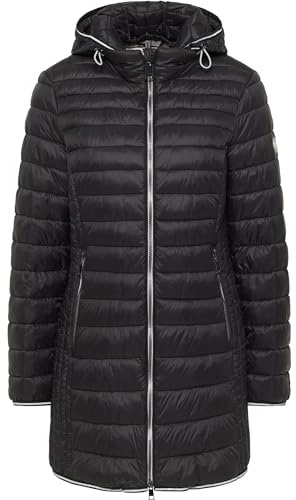 BARBARA LEBEK Lange Steppjacke Damen mit Kapuze