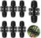 6 Pcs Drip Irrigation Fittings Kit, MSDADA Drip Irrigation System Connector Set for 1/2'' to 1/4'' Irrigation Tube, Anti-Drop Connectors Barbed & Threaded Double-Locked Irrigation Fitting