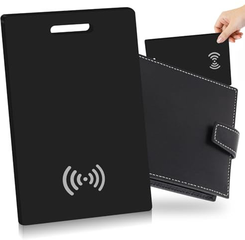 WIYETY Wallet Tracker Karte Dünne: Wiederaufladbarer Geldbörsenfinder, IP68 Wasserdicht, Geldbörsen-Tracker-Karte mit Apple Find My, für Gepäckanhänger, Telefon, Geldbörsen, Reisepässe(nur iOS)
