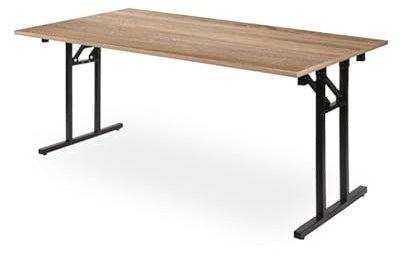 Gastro Uzal Banketttisch Doris (Doris-T, Sonoma Eiche, 180x90cm)