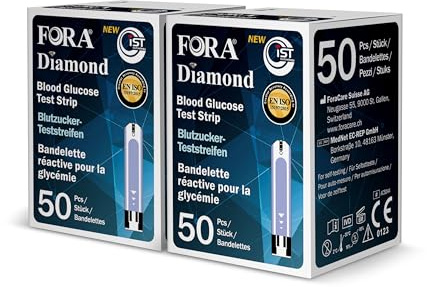 Strisce Reattive Glicemia FORA Diamond - 100 strisce