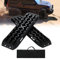 Fiqops 2x Anfahrhilfe mit Aufbewahrungstasche, Traktionsmatte Kunstoff Recovery Board Tracks,Reifenleiter für Sand/Schlamm/Schnee,10T Last für Geländewagen Wohnmobil PKW,LKW