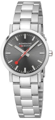 Mondaine Classic Collection Watch, Unisew, Mens and Womens Watches - Official Swiss Railways Wristwatch, Made in Switzerland