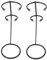 FUNNETOYU 2piezas Soporte De Espumador De Inoxidable Para Batidores De Cocina Estante Práctico Para Repostería