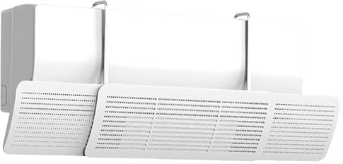 Zuasdvnk Déflecteur de climatiseur de fenêtre, déflecteur mural rétractable pour climatiseur - Accessoires pour dortoir, maison, lieu de travail, salle de bain, appartement