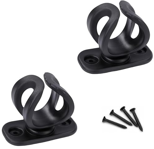 Musiin 28mm Microphone Holder, Wall-Mounted Universal Mic Bracket(2 Pack) | Mounting Screws, Suitable for Music Studios, Recording Rooms & Rehearsal Spaces
