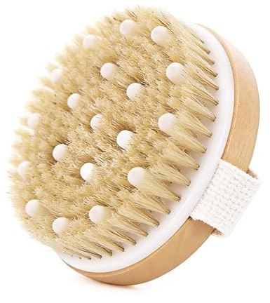 Dry Brushing Body Brush Shower Brushing Removes Dry Skin with Massage Nodes Improve Skin Sauna Accessories