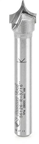 Amana Tool - 56126 Carbide Tipped Pt. Cutting Roundover 3/16 Radius x 3/8 Dia x 19/64 x
