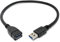 System-S – Prolunga USB 3.0 Tipo A (maschio) su USB 3.0 Tipo A (femmina), cavo di ricarica/dati, 30 cm