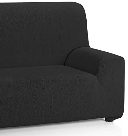 Martina Home Emilia Copridivano elastizzato 1 posto 70 a 110 cm larghezza colore Nero