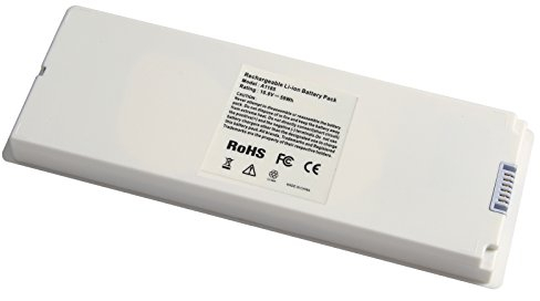 ARyee Batterie Compatible avec Macbook 13 A1185 A1181 MA561 MA561FE/A MA561G/A MA561J/A(59Wh 10.8V)