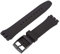 Wingbind Silikonarmband Ersatzarmband 17mm / 19mm / 20mm mit Schnellverschluss für Swatch (Schwarz, 19mm)