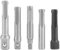 3PC SDS Plus Adapter Schaft Stahlbuchse Adapter 2PC SDS Buchse Sechskantschaft Bohrer Verlängerung Bit Set Chrom-Vanadium Stahl SDS Bit Adapter