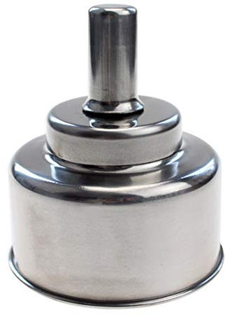 hzexun Bruciatore ad Alcool in Acciaio Inossidabile, Laboratorio di Chimica Lampada a Spirito (200ml)