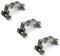 Cerniera Ferrari Slide-on da 35 mm apertura 165-170° con base per anta - da 3 pz