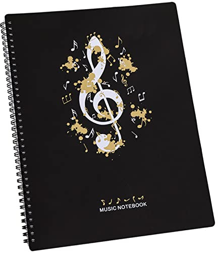 NPTGLYQW A4 - 30seiten Notenblatt Leer Klavier Leere Notenblätter Gitarre Notensysteme Pro Seite Musik Notizbuch Notenheft Für Musikunterricht Und Musikkünstler Datei Papier