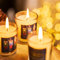 Marco Paul Votivkerzen-Set mit 3 weihnachtlichen Apfel- und Zimt-Duftkerzen, in Geschenkbox, parfümiert, Weihnachtsduft, Vintage-Stil, für Zuhause, Duftkerzen, festliches Geschenk, Heimdekoration