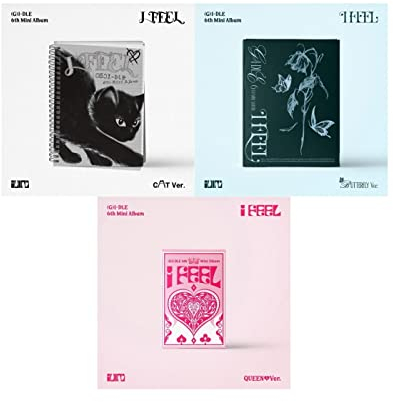 (G) I-DLE - I feel (6th Mini Album) CD+Pre-Order Benefit+Folded Poster (Butterfly ver, 1 Folded Poster)