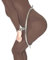 Honeylust - Metall Bondagering mit Handfesseln - Fetisch Fesselstange mit Handschellen - BDSM Fesselring - Bondage Positionsring für Po-Spanking - Erotik Sexspielzeug