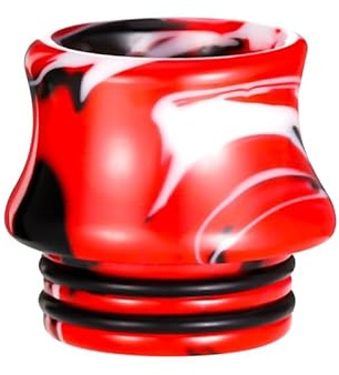 RUIYITECH 810 Drip Tip Ersatz Harz Tropfer Vape Zubehör (rot)