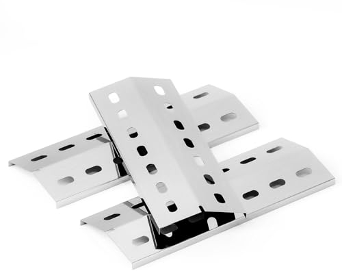 COGRICHBF Edelstahl Brennerabdeckung für Enders San Diego 3, Enders San Diego Evo, 33,5 x 12 cm Flammenverteiler Heizplatte Ersatzteile Zubehör, 3 Stück